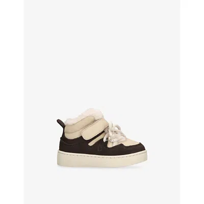 Donsje Kids' Sicco Leather Trainers White/oth Eur 28 / 10 Uk