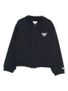 Donsje Koala-embroidered Bomber Jacket In Blue