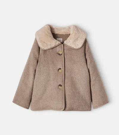 Donsje Levian Wool-blend Jacket In Grey
