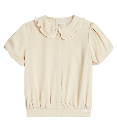 Donsje Kids' Licia Blouse In Soft Sand