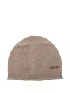 Donsje Logo-embroidered Beanie In Brown