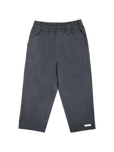 Donsje Kids' Mazen Elasticated-waist Trousers In Gray