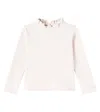 Donsje Milah Ruffled Cotton-blend T-shirt In White