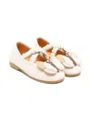 Donsje Mileni Butterfly-embellished Ballerina Shoes In White