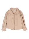 Donsje Mytti Ruffled Blouse In Neutrals