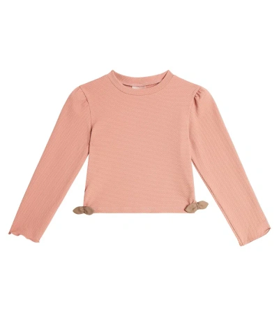 Donsje Kids' Nia Rashguard In Old Rose