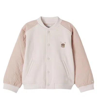 Donsje Noal Cotton-blend Bomber Jacket In Sand