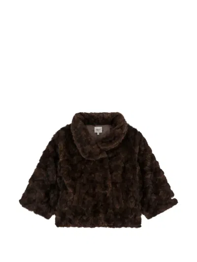 Donsje Babies' Noekie Jacket In Brown
