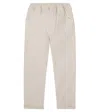 Donsje Olb Cotton-blend Straight Pants In Neutral