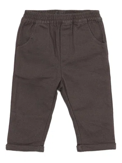 Donsje Babies' Olb Elasticated-waistband Trousers In Gray
