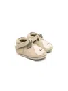 Donsje Pear-motif Leather Sneakers In Neutrals