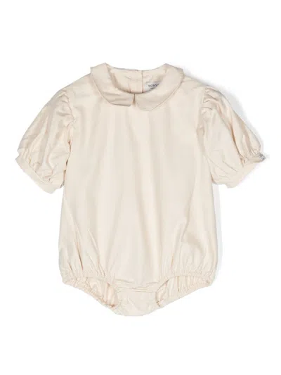 Donsje Babies' Philly Cotton-blend Bodysuit In Neutrals
