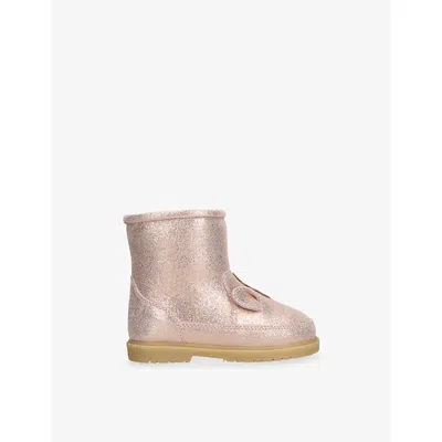 Donsje Kids' Xelly Unicorn Leather Boots Pink Eur 24 / 7 Uk