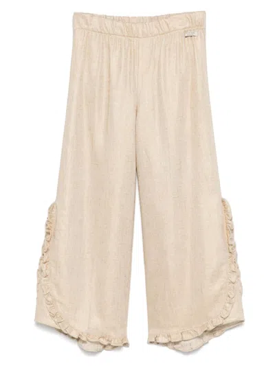 Donsje Kids' Pipp Trousers In Gold
