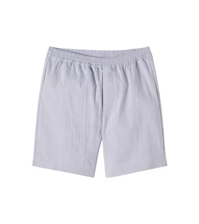 Donsje Plom Cotton-blend Shorts In Blue