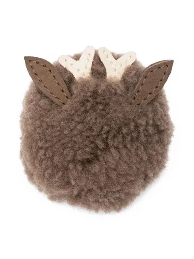 Donsje Kids' Ploto Hair Clip In Brown