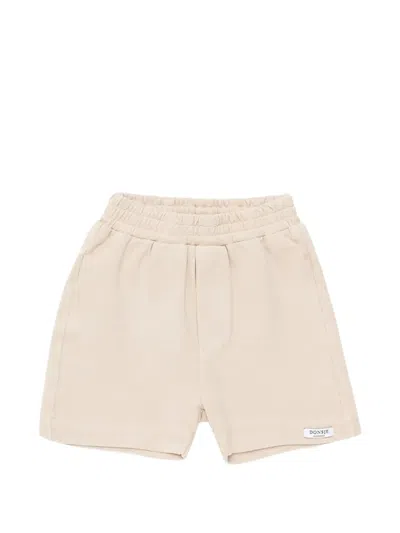 Donsje Kids' Rafie Elasticated Shorts In Neutrals