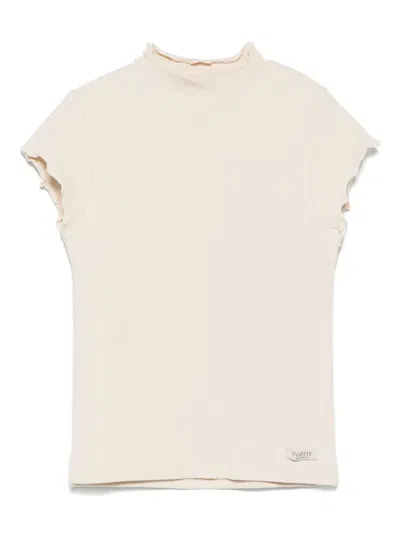 Donsje Kids' Ribbed T-shirt In 中性色