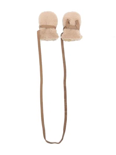 Donsje Babies' Richy Mittens In 褐色