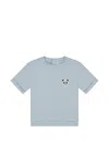 Donsje Roll-sleeve Panda T-shirt In Blue