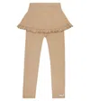 Donsje Rosie Cotton Jersey Leggings In Mocha