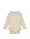 Donsje Ruffled Collared Bodie In Neutral