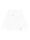 Donsje Ruffled Long-sleeve Top In White