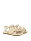 Donsje Ruffled Sandals In Neutral