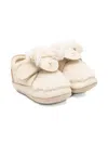 Donsje Sheep-face Crib Shoes In Neutral
