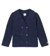 Donsje Sieb Wool Cardigan In Blue