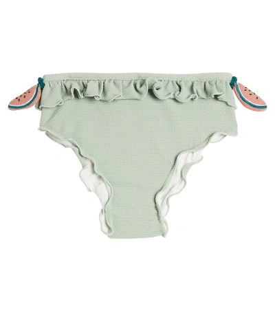 Donsje Kids' Sisi Bikini Bottoms In Green