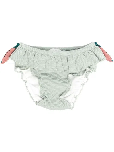 Donsje Babies' Sisi Watermelon Bikini Bottoms In 绿色