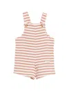 Donsje Striped Button Dungarees In Multi