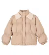 Donsje Suzan Puffer Jacket In Neutral
