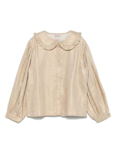 Donsje Kids' Suzei Shirt In Gold