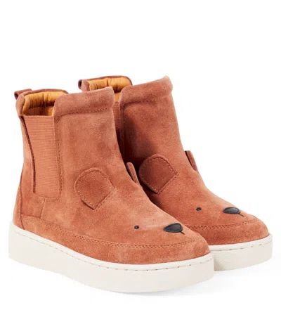 Donsje Kids' Thato Suede Ankle Boots