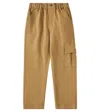 Donsje Theoule Cotton Cargo Pants In Milk Chocolate