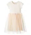 Donsje Timie Tulle And Jersey Dress In Pink