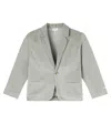 Donsje Tommas Cotton Velvet Suit Jacket In Green