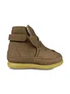 Donsje Touch-strap Leather Boots In Brown