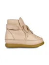Donsje Touch-strap Leather Boots In Pink