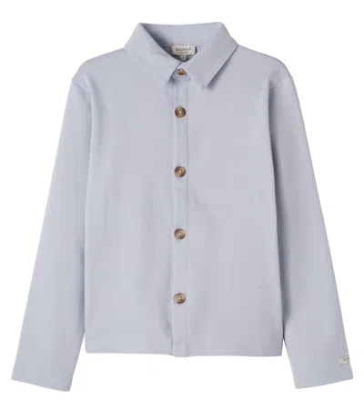 Donsje Touten Cotton-blend Shirt In Blue