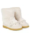 Donsje Wadou Wool-trimmed Boots In White