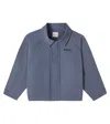 Donsje Weslie Embroidered Cotton-blend Jacket In Blue