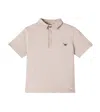 Donsje Wouti Cotton-blend Polo Shirt In Beige