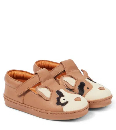 Donsje Kids' Xan Exclusive Leather Loafers In Pink