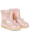 Donsje Xelly Metallic Leather Boots In Multi