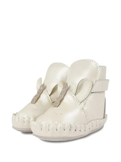 Donsje Babies' Ynzi Unicorn Leather Boots In Neutral