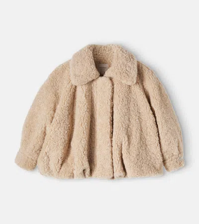 Donsje Zowie Teddy Jacket In Beige
