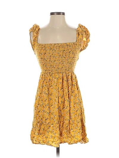 Pre-owned Don't Ask Why Casual Dress In Yellow
